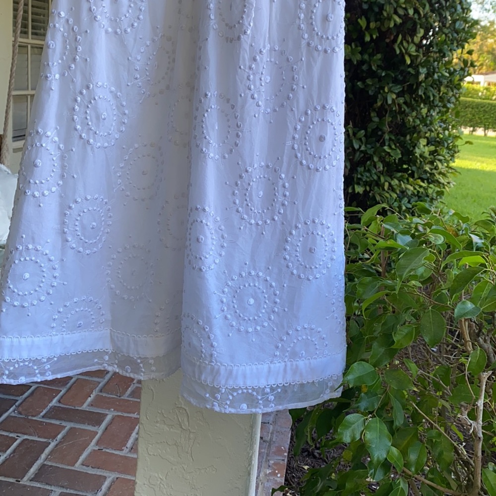 Lilly Pulitzer-wht. empire dress sz. 8 excellent condition - Picture 12 of 15